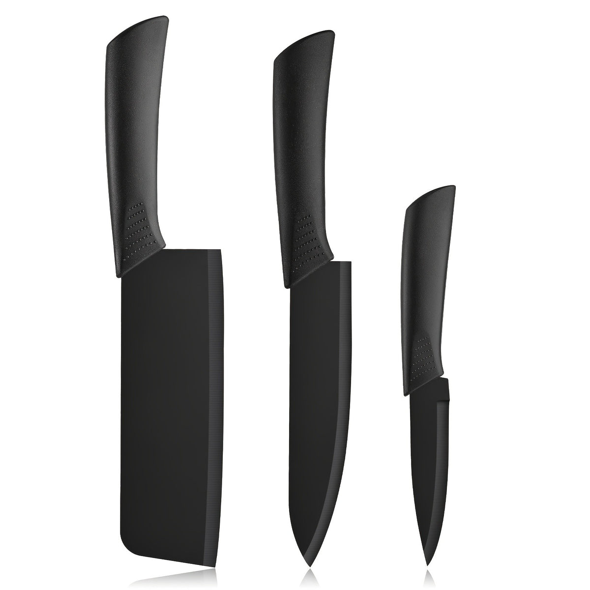 Professional Kitchen Knife Set with Forged Carbon Steel Blades, Full Tang Chef's, Meat, Carving & Cleaver Knives Plus Poultry Shears, Upgraded Version, Perfect Gift for Women & Home Cooks
