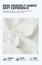 Waterproof Mattress Protector Deep Pocket 2 Pack – Quilted Breathable All-Season Fitted Bed Cover, Buy 1 Get 1 Free, Solid Color for Home & Hotel