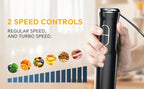 400W Immersion Hand Blender Stick Mixer with 304 Stainless Steel Blades, 2 Speeds & Turbo Mode, Detachable Base – 5-in-1 Set Available, Perfect for Soups, Smoothies, Purees & Baby Food