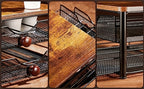 2-Tier K-Cup Coffee Pod Holder Stand | 48 Capsule Wood & Iron Coffee Station Organizer Space Saving Rack