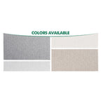 Non-Slip Doormat Low Profile Indoor Outdoor Entry Mat Dirt Trapper – Front Door, Entryway, Patio, Porch & Garage Rug, 4 Sizes, Beige & Grey