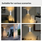 5-Pack Magnetic Dual-Head Wall Lamp 3-Color Adjustable Brightness Gradient Ambient Night Light – Flexible LED Wall Light for Bedroom, Hallway, Staircase & Office