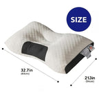 Adjustable Ergonomic Bed Pillows 2-Pack or 4-Pack - Soft Neck Support, Removable Washable Pillow Core, No-Collapse Deep Sleep Pillow Set for Couples Home Bedroom