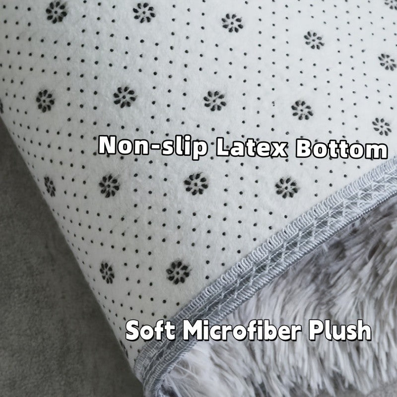 Plush Bath Rugs Set 1-6 Pieces, Multi-Color Microfiber Non-Slip Bathroom Mats – Soft Water Absorbent Thick Machine Washable Toilet Mats for Bathroom, Tub & Shower