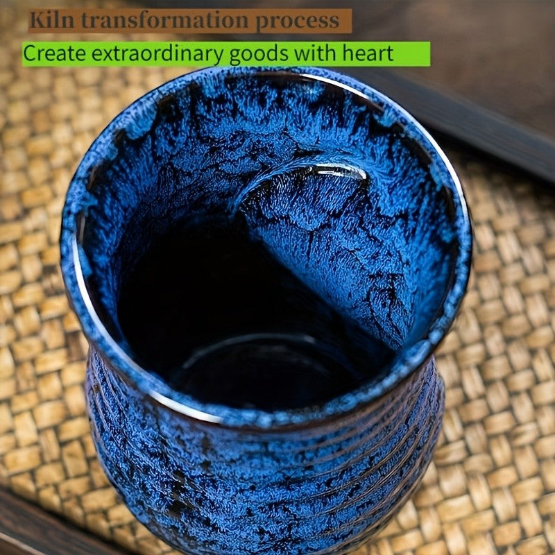 Large Ceramic Coffee Mug 18.94oz Vintage Kiln Fired Speckled Glaze Insulated Cup for Home Office Coffee Bar Holiday Gift
