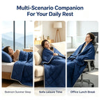 Cooling Blanket Quilt Extra Large - Lightweight Breathable Air-Cooled Moisture-Wicking Comforter for Adults Summer Heat Machine Washable Fits Most Beds