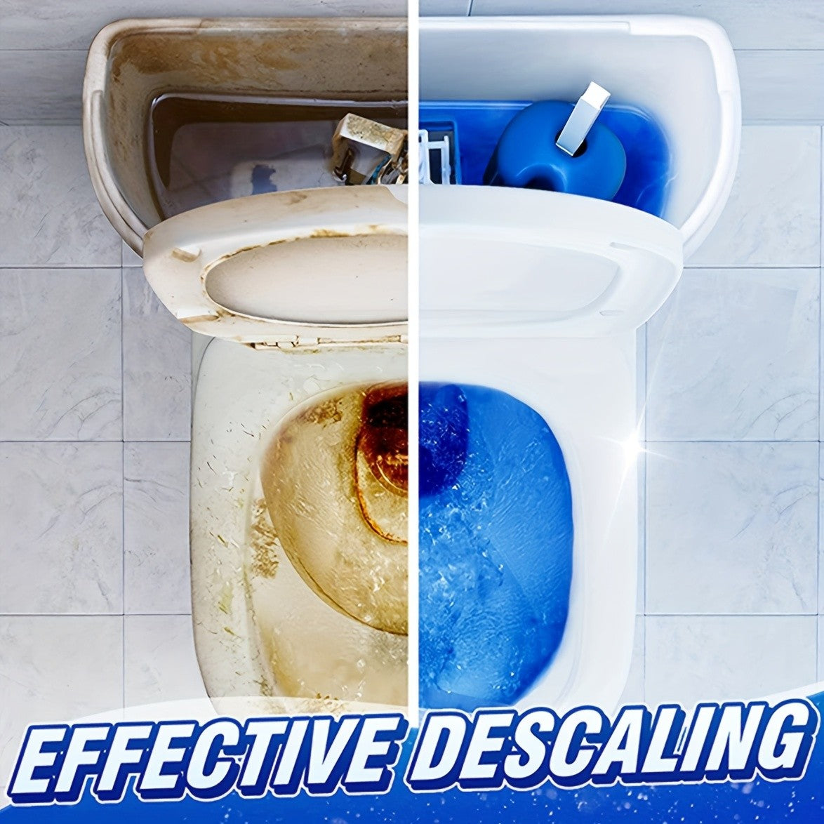 Automatic Toilet Cleaner Tablets 32 Pack, Drop-In Tank Formula Cleans & Deodorizes with Every Flush, Removes Tough Stains & Leaves Fresh Lavender Scent for Continuous Bathroom Hygiene