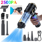 Handheld Vacuum Cleaner 25000PA – 9-in-1 Cordless Car Vacuum, Rechargeable Brushless Motor, Washable Filter, Low Noise for Car, Home, Pet & Office