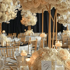 Bulk Artificial Hydrangea Flower Heads 72pcs with Stems - Faux Hydrangea Flowers for Home, Wedding & Party Decorations, Floral Arrangements & Centerpieces