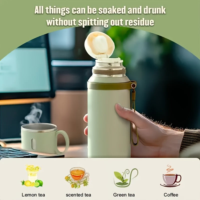 Vacuum Insulated Tumbler 22.99oz 316 Stainless Steel Travel Mug with Lid | Hot 8H Cold 24H Coffee Cup for Camping Hiking Daily Use