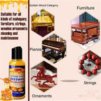 Beeswax Polish Kit 6.76oz with Maintenance Towels Professional Wood Wax Repair Lotion – For Wooden Furniture Floors Guitars Crafts Bracelet Care