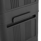 Collapsible Storage Locker with Locking Wheels – 4/5 Tier Double Door Plastic Bin Organizer, Stackable Space-Saving Storage Cabinet for Closet, Dorm, Office, Garage, Bedroom & Gym