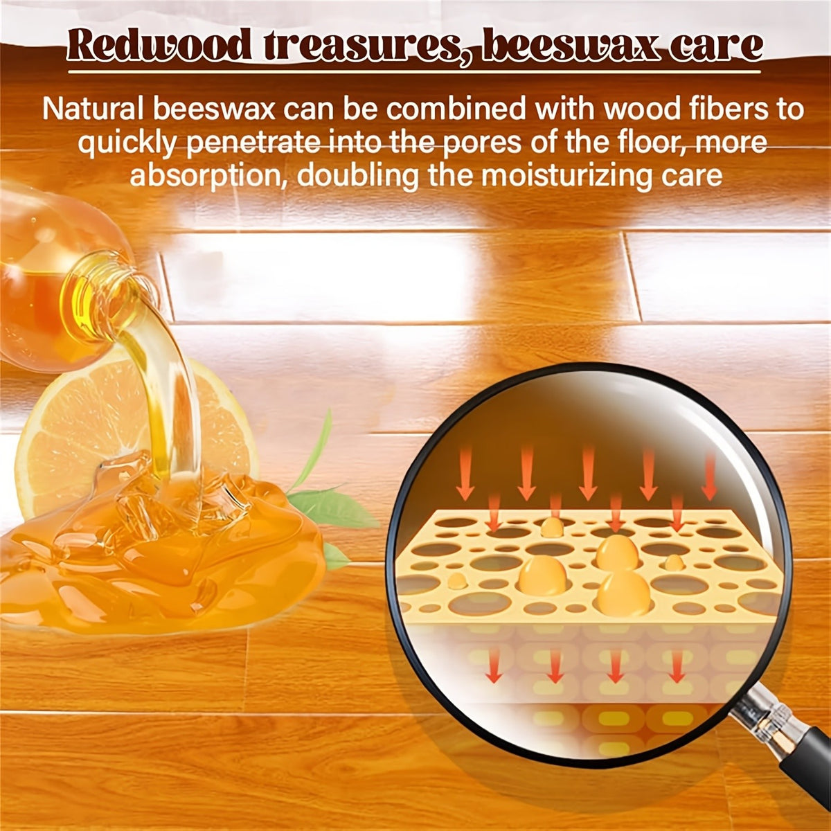Beeswax Polish Kit 6.76oz with Maintenance Towels Professional Wood Wax Repair Lotion – For Wooden Furniture Floors Guitars Crafts Bracelet Care