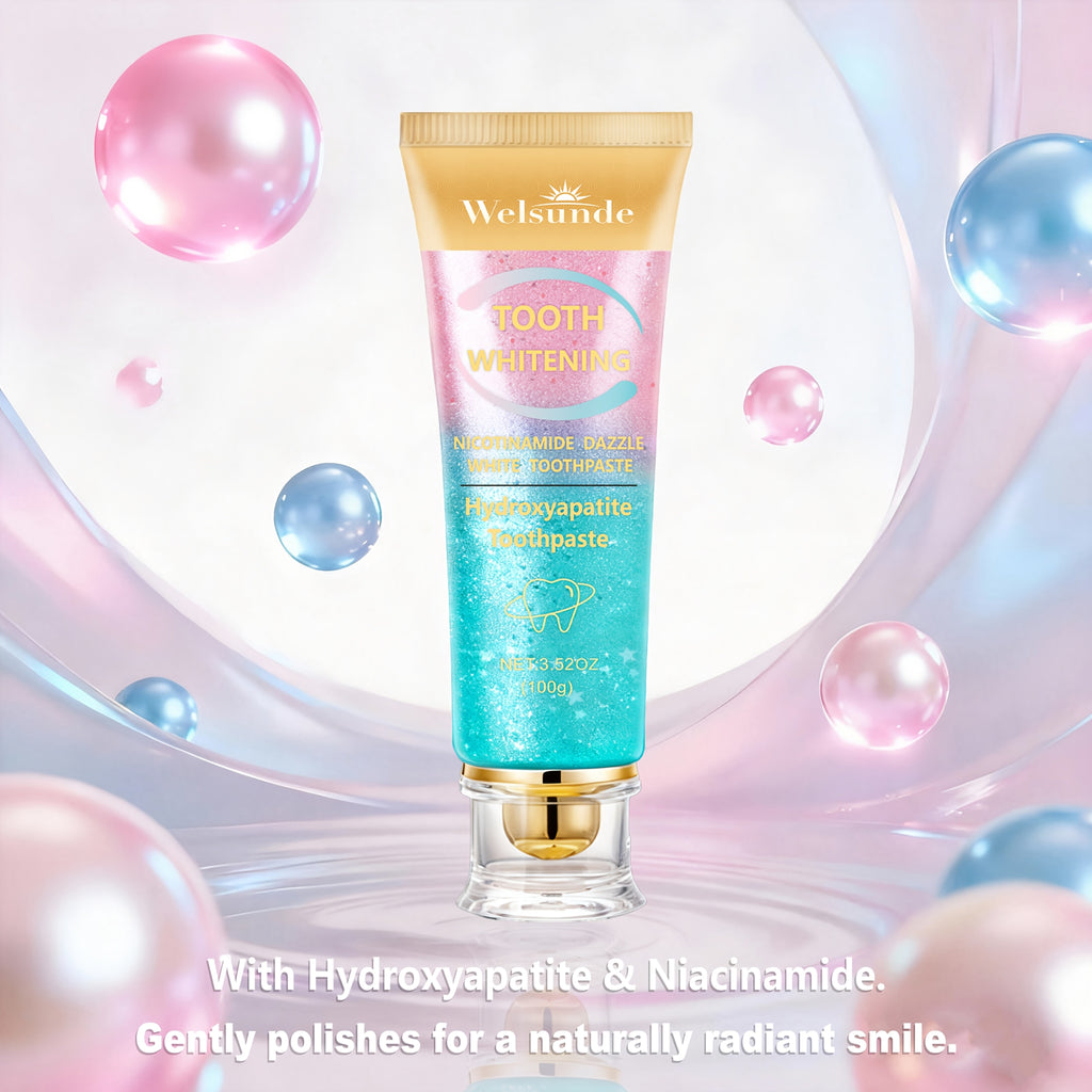 Niacinamide Toothpaste Mint Peach Flavor 3.52oz - Deep Cleaning Whitening Toothpaste Freshens Breath Natural Oral Care Daily Dental Hygiene