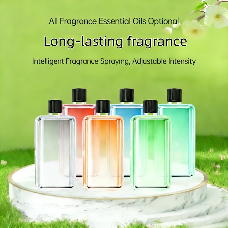 Essential Oil Refill 4-Pack for Aroma Diffusers – Classic Scents Hilton, Gardenia, Shangri-La & True Self | Alcohol-Free Large Capacity Formula | Compatible with All Diffusers for Car & Home Use