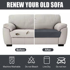 Velvet Stretch Cushion Cover Slipcover for Sofa Armchair Living Room Seat Cushion Protector Plush Couch Cover 1 2 3 Seater
