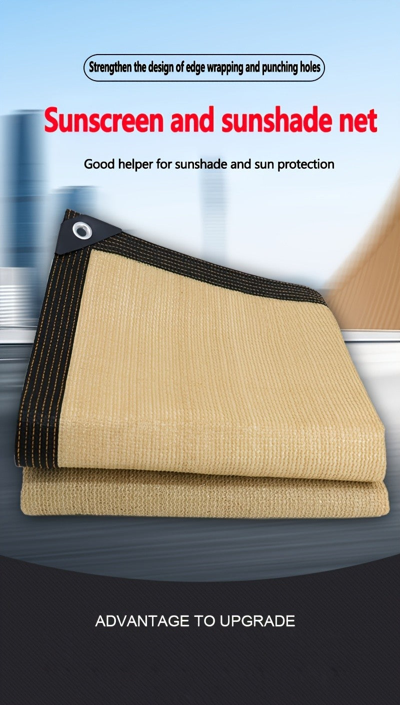 90% Sunshade Net Heavy Duty Thickened Shade Cloth Balcony Privacy Net Greenhouse Vegetable Garden Thermal Insulation PVC Edge Reinforced Corners
