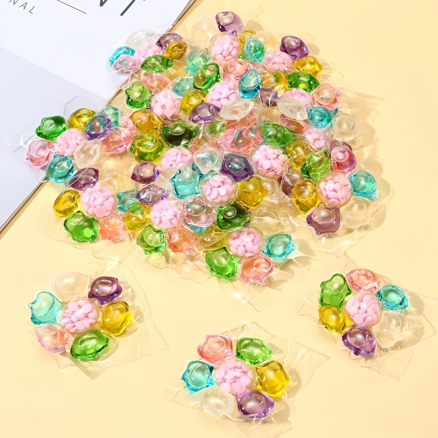 Laundry Detergent Pods 7-in-1 Long-Lasting Fragrance Deep Clean Anti-Static Soft Clothes Scented Laundry Beads Concentrated Dissolve Fast 170g 270g 670g