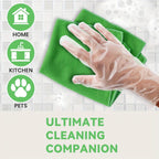 Disposable Food Grade Gloves 2000pcs Bulk Case – CPE Powder-Free Latex-Free Thick Non-Slip Kitchen Gloves for Cooking, Food Prep, Baking & Catering – Sizes S/M/L/XL