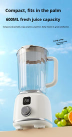 Portable Blender Cordless Personal Juicer 3000mAh - 10-Blade Smoothie Maker for Fruits & Vegetables, Dual Speed, Food Grade ABS, USB Rechargeable Mini Blender for Home Kitchen Travel Gym