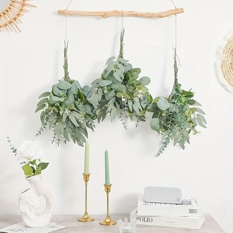 Artificial Eucalyptus Stems Bulk 50/100pcs – Mixed Silver Dollar Eucalyptus Leaf Picks for Bouquets, Flower Arrangements & Home Decor – Faux Greenery Stems for Vases & Wreaths