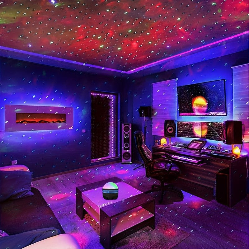 Star Projector Night Light Aurora Galaxy Projector with Remote 7 Lighting Effects – Bedroom Night Sky Projector for Kids Camping Party Christmas Halloween Gift