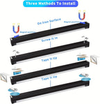 Black Light Bar 10W 1ft LED UV Blacklight Strip Lights – Magnetic Mount for Glow Party, Tapestry, Poster, Body Paint, Cabinet & Display – 2 to 14 Pack