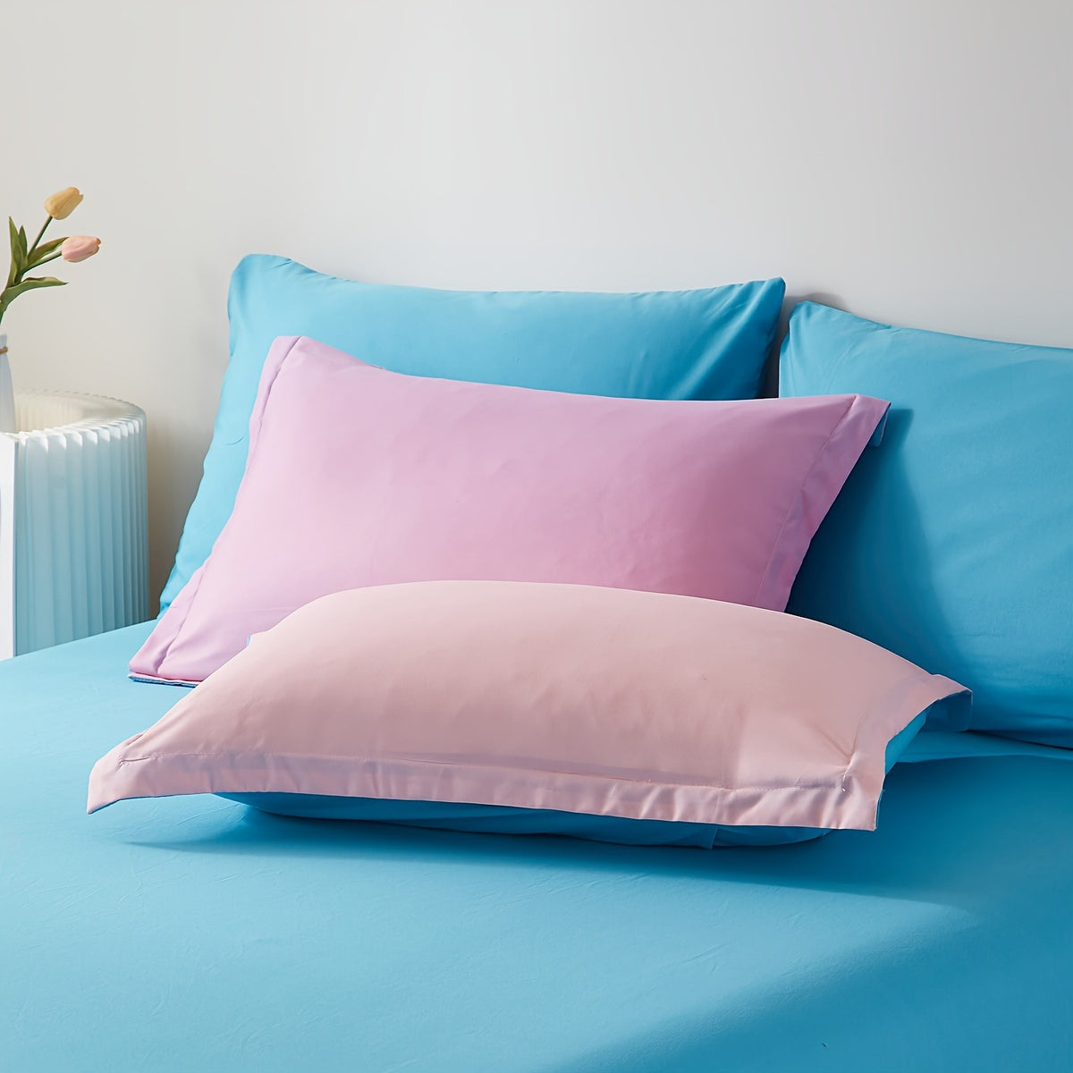 Rainbow Comforter Set – 5/7-Piece Bed in a Bag | Hypoallergenic, All-Season | Twin to King