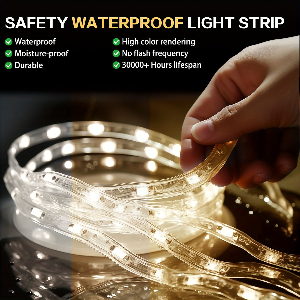 LED Bathroom Mirror with Lights Anti-Fog Dimmable 3 Color Temperatures, Touch Sensor & Wall Switch, Memory Function Tempered Glass Vanity Mirror – Wall Mounted Horizontal or Vertical, 5 Sizes