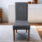 Dining Chair Covers 4/6pcs – Plant Print Stretch Parsons Chair Slipcovers 90% Polyester Elastic Band All-in-One Seat & Back Protector, Vintage Elegant Style for Kitchen Wedding Mother's Day Gift