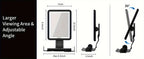 Heated Fog-Free Shower Mirror with LED Light 9.5x7 Inch | Detachable Fogless Bath Mirror with Shaving Foam Base, 2 Razor Holders & 3-Color Adjustable Brightness