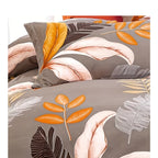 Floral Print Duvet Cover Set 3 Piece – Microfiber Flower & Plant Print Soft Breathable Bedding, 1 Duvet Cover + 2 Pillowcases, No Insert, Twin Full Queen King, Bedroom & Guest Room Decor