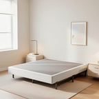5" High Profile Box Spring with Cover | Heavy Duty Reinforced Steel, Quiet Noise-Free, Easy Assembly – Twin XL Mattress Foundation