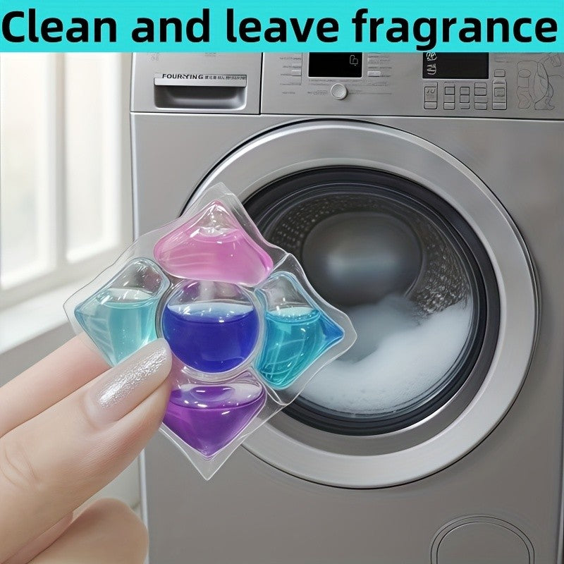 5-in-1 Scented Laundry Pods 7.05oz or 21.16oz – Premium Long-Lasting Aroma Detergent Beads, 12g Pre-Measured Pods Wash 8–12 Items, Powerful Stain Remover Fabric Cleaner