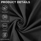 Stretch Sofa Cover Set 2 Piece Form Fit Slipcover for 2 Seater & 3 Seater Couch – Wrinkle Proof Loveseat Furniture Protector, 5 Colors, Milk Silk
