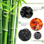 Bamboo Charcoal Air Purifying Bags Odor Absorber – Activated Charcoal Moisture Absorber & Natural Deodorizer for Car, Closet, Shoes, Bathroom & Home, 6 to 16 Pack