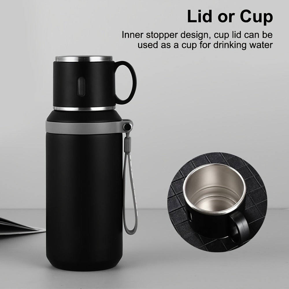 Vacuum Insulated Tumbler 22.99oz 316 Stainless Steel Travel Mug with Lid | Hot 8H Cold 24H Coffee Cup for Camping Hiking Daily Use