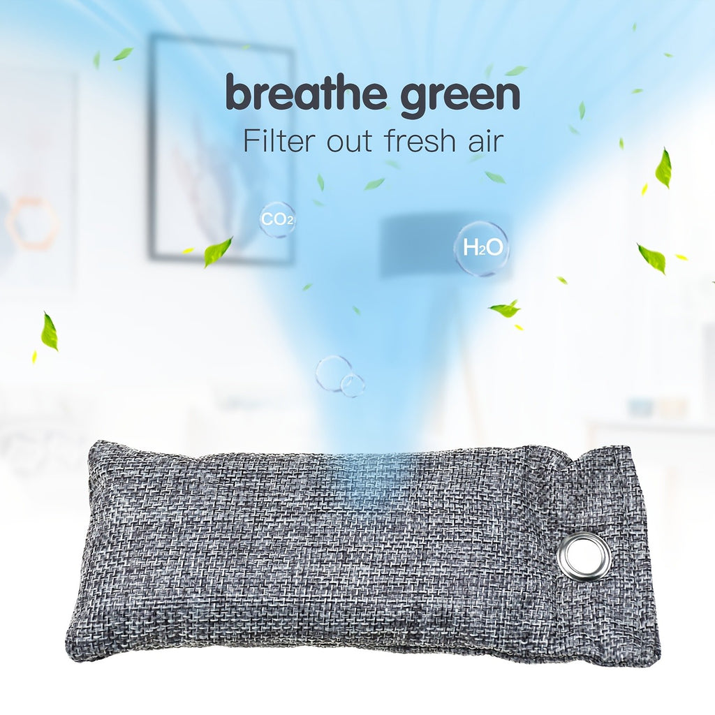 Bamboo Charcoal Bags 24 Pack Odor Absorber Eliminator Reusable Linen Air Purifying Bags for Shoes Home Car Closet Pet Gym Refrigerator