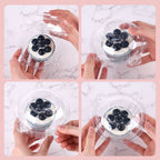 Cupcake Boxes with Dome Lids 80pcs Individual Clear Plastic Cupcake Containers Single Cupcake Holder for Muffins Pastries - Bakery Packaging for Party Picnic Restaurant Mother's Day Gifts, 50/80 Pack