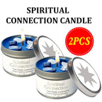 Manifestation Candle – Scented Soy Wax Candle with Golden Crystal & Guidance Card, 3oz, 12+ Hr Burn, for Focus, Meditation & Yoga | Abundance & Law of Attraction Gift for Women (1 or 2 Pack)