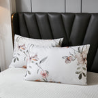 Floral Botanical Duvet Cover Set Reversible Ultra-Soft Microfiber with Pillowcases Twin Full Queen King 3 Colors