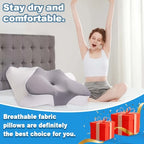 Memory Foam Cervical Support Pillow – Slow Rebound Breathable Arch Pillow for All Sleeping Positions, Neck & Spine Relief, Soft Multifunctional Bed Pillow & Family Gift