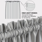 Room Darkening Curtains 2 Panels Triple Weave for Bedroom & Living Room – Thermal Insulated, Noise Reducing, Rod Pocket Solid Color Drapes