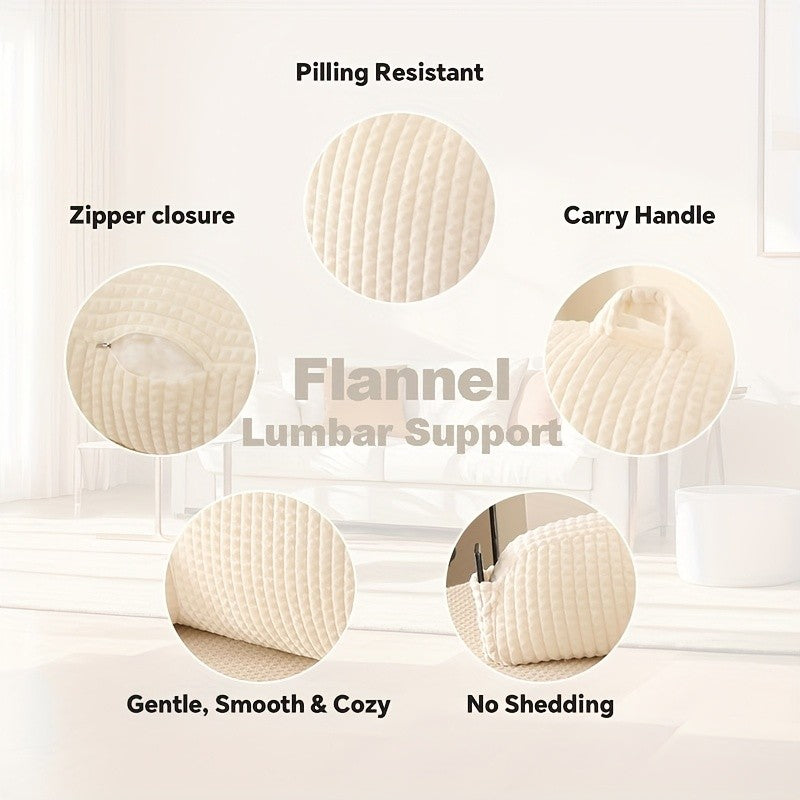Shredded Memory Foam Reading Pillow with Arms & Pockets – Backrest Pillow for Bed & Couch Sitting Up, Removable Washable Cover, Multiple Colors & Sizes