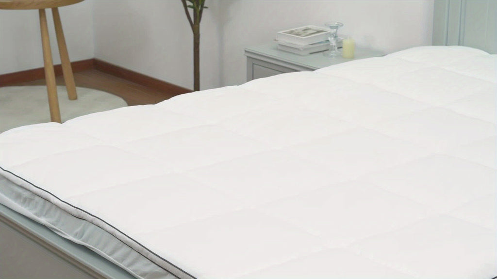 4 Inch Gel Memory Foam Mattress Topper | Dual Layer 2" Gel Foam + 2" Pillow Top, Removable Washable Cover, 8-21" Deep Pocket – Twin, Twin XL, Full, Queen