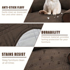 T-Cushion Armchair Cover Anti-Slip Double-Sided Design, Machine Washable Elastic Band Closure Chair Slipcover, Pet-Friendly All-Season Furniture Protector, Available in Small & Large – 8 Colors