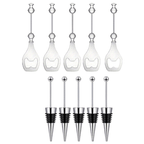 Beadable DIY Bottle Opener Beaded Wine Stopper Bulk Set 10pc 20pc Party Favors Wedding Bar Gifts Christmas Halloween Thanksgiving Teacher Gift