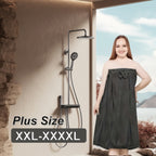 Coral Velvet Bath Wrap Towel Skirt & Dry Hair Hat Set with Pockets - Super Absorbent Machine Washable Spa Bathrobe Bag for Women Home Lounge Bedroom | Nuvia Haven