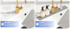 Diatomite Stone Sink Faucet Mat 23.6x3.9 Inch - Quick Drying Absorbent Countertop Mat for Kitchen and Bathroom Sink Area - Natural Diatom Mud Faucet Splash Pad