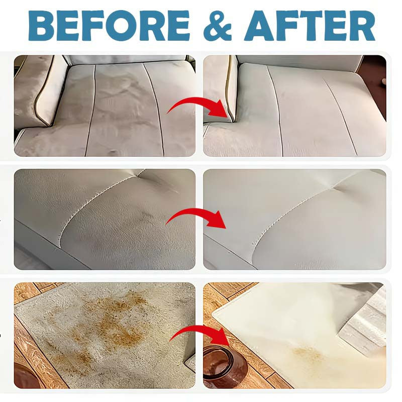 No-Rinse Furniture & Mattress Spot Cleaning Spray - Fabric Stain Remover for Sofas, Carpets & Car Seats, Spray-Wait-Wipe Formula, Quick Dry No Sticky Residue
